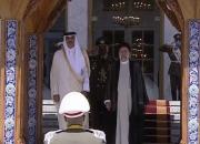 فیلم/ مراسم استقبال از امیر قطر در کاخ سعدآباد